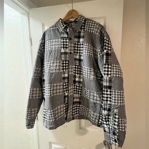 Mens Plaid Shacket